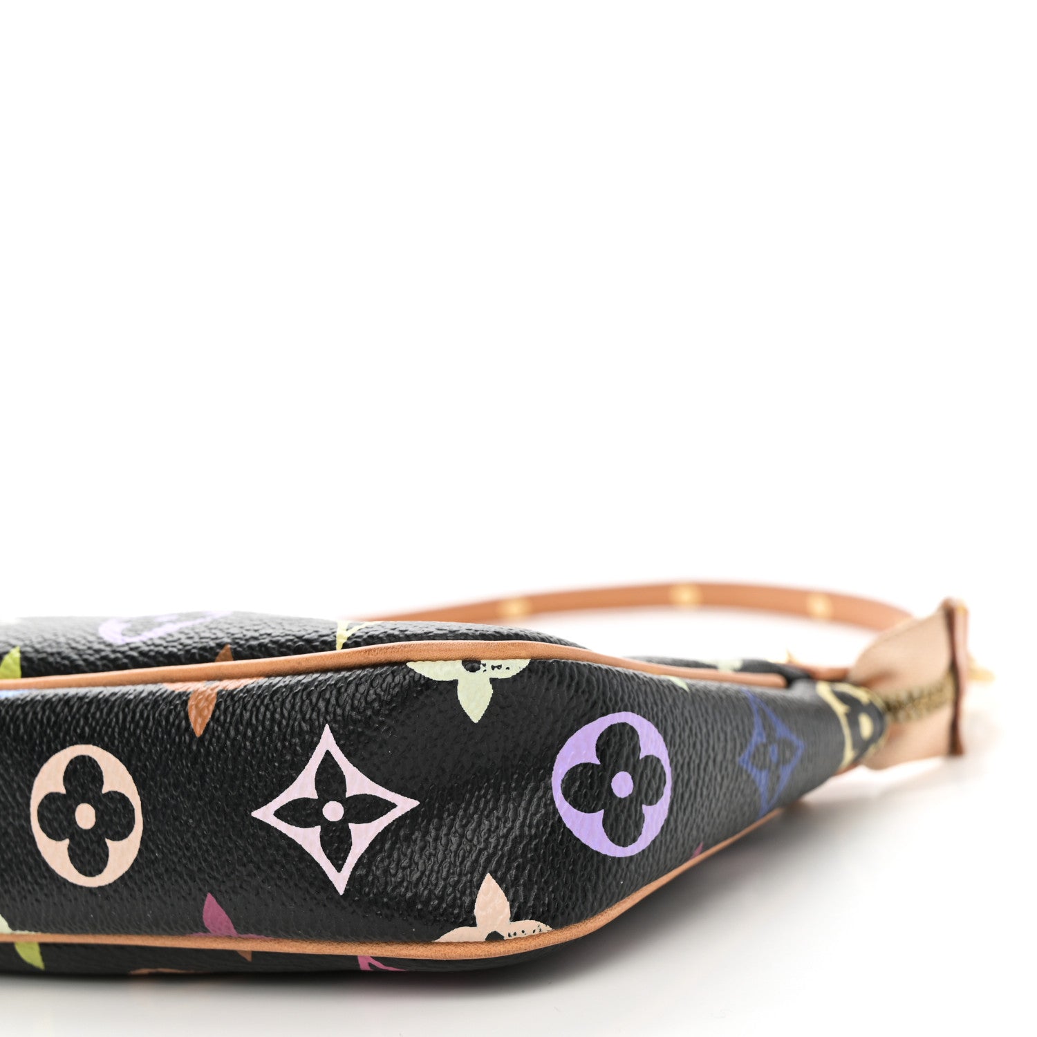 Louis Vuitton Monogram Multicolor Pochette Accessories Black 10 of 11