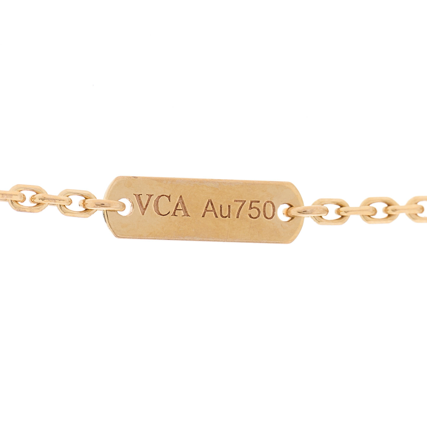 Van Cleef & Arpels 18K Rose Gold Vintage Alhambra Pendant Necklace 4 of 5