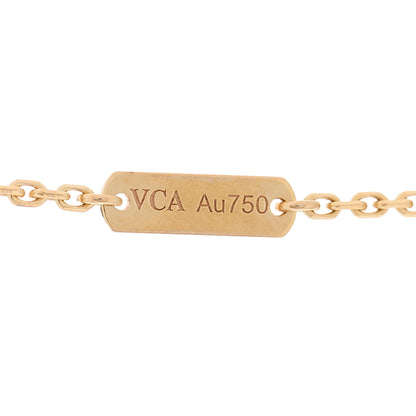 Van Cleef & Arpels 18K Rose Gold Vintage Alhambra Pendant Necklace 4 of 5