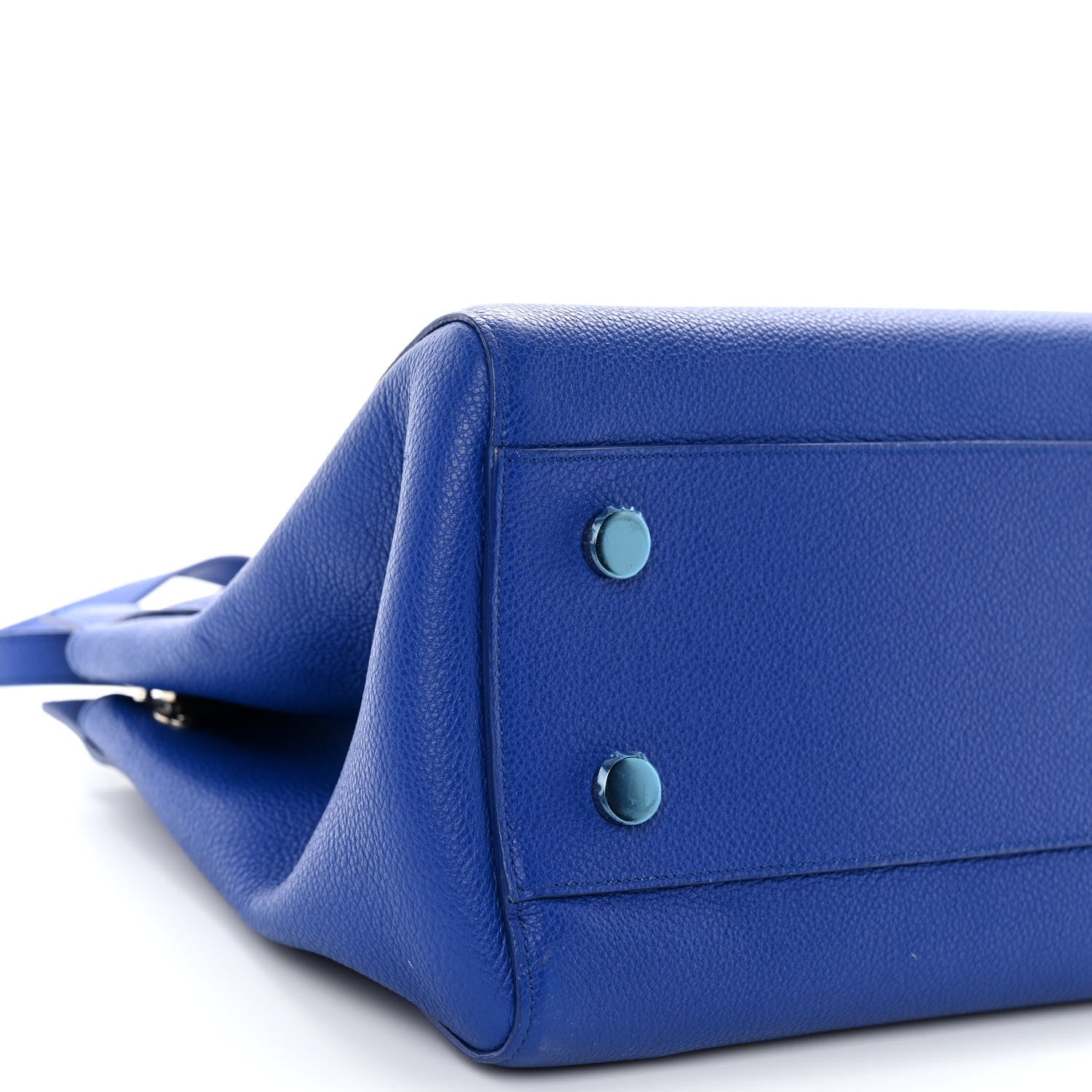 Saint Laurent Calfskin Medium Rive Gauche Cabas Outremer 8 of 9