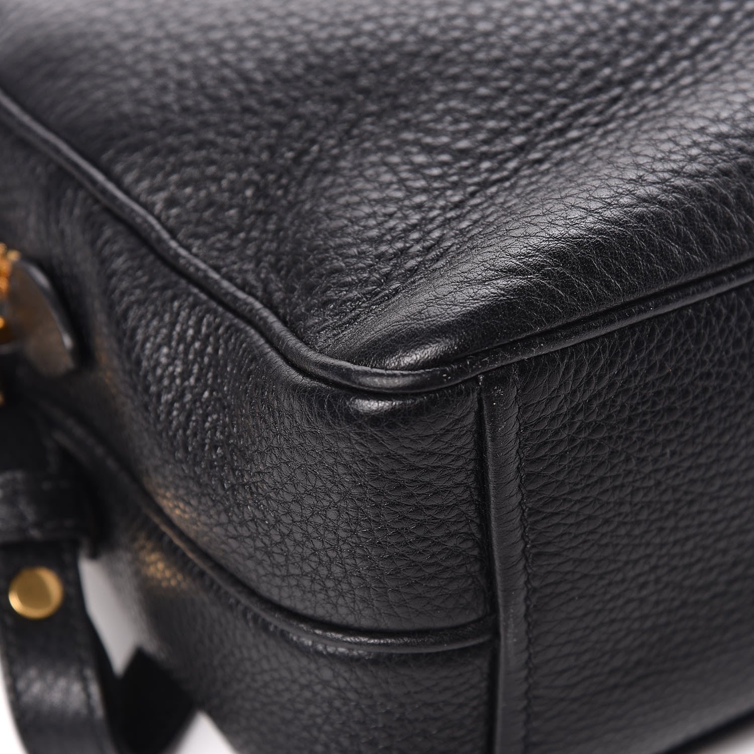 Prada Vitello Daino Medium Double Zip Shoulder Bag Black 14 of 17
