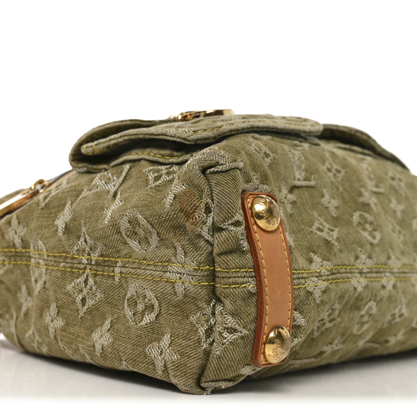 Monogram Denim Baggy PM Lichen