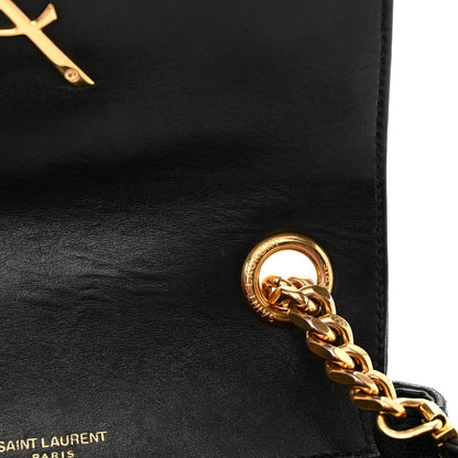 Saint Laurent Lambskin Matelasse Monogram Small Vicky Chain Bag Black 11 of 12