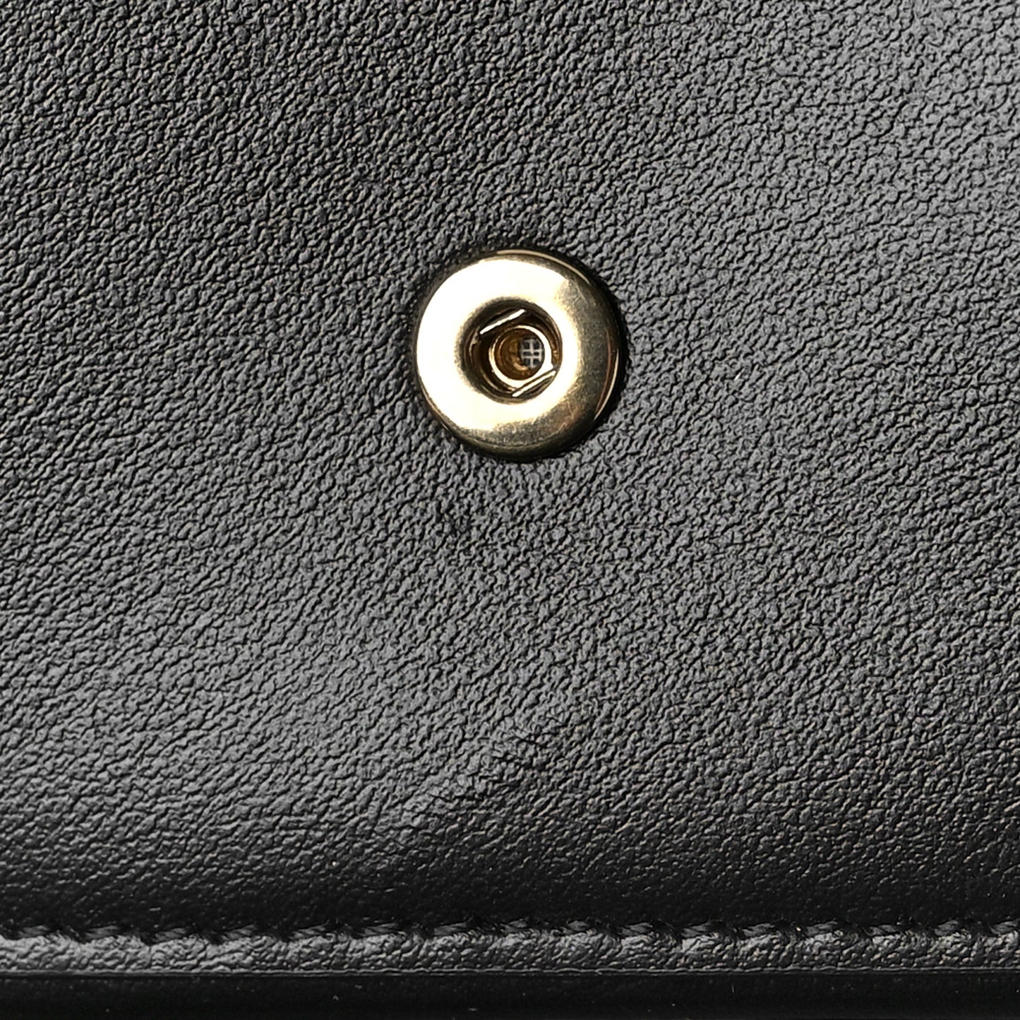 Shiny Smooth Lambskin Small Triomphe Wallet Black