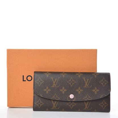 Louis Vuitton Monogram Emilie Wallet Rose Ballerine 8 of 8