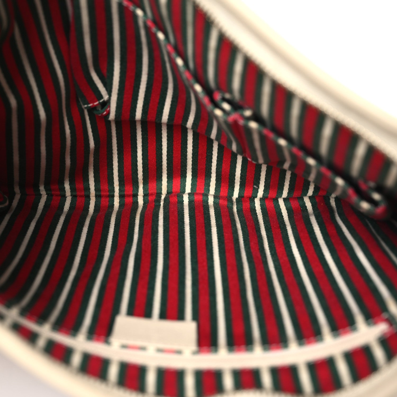 Gucci Monogram Medium New Britt Half Moon Hobo White 5 of 16