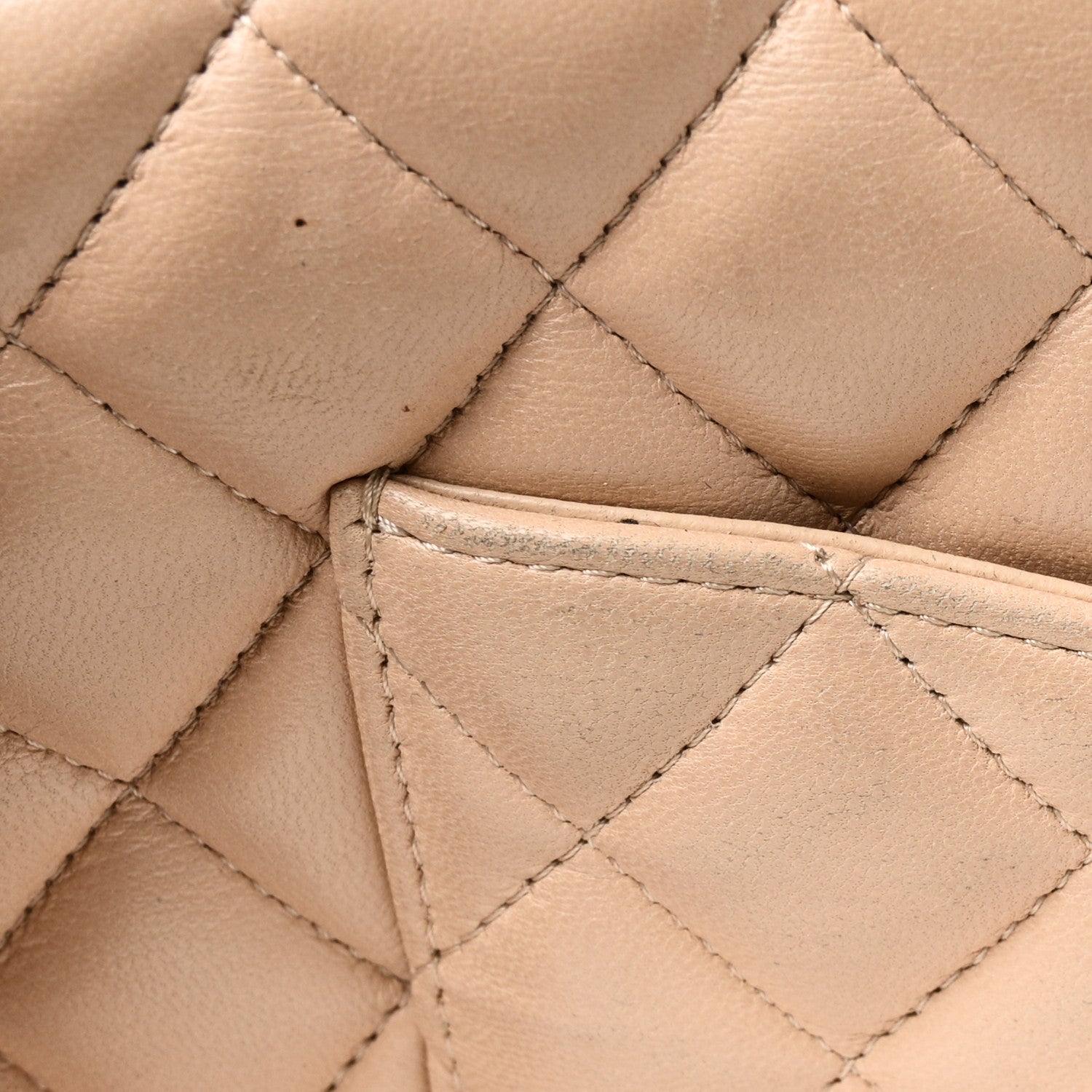 Chanel Lambskin Quilted East West Flap Beige 11 of 11