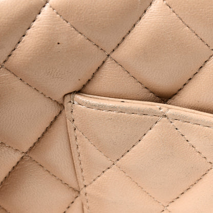 Chanel Lambskin Quilted East West Flap Beige 11 of 11