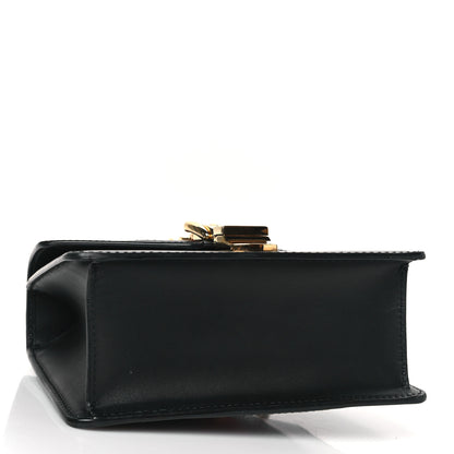 Gucci Calfskin Mini Sylvie Chain Shoulder Bag Black 4 of 9