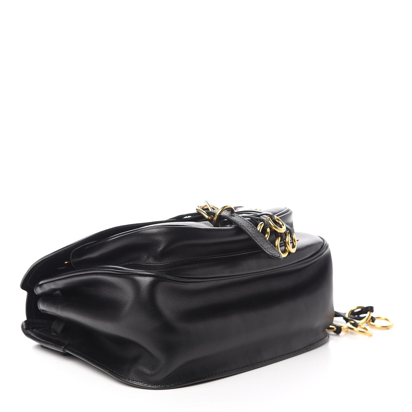 Saffiano Cuir Calf Corsaire Bag Black