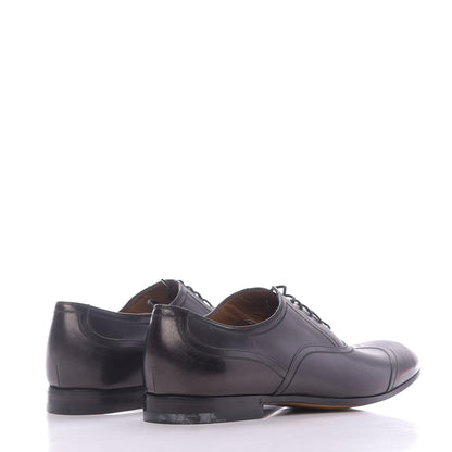 Gucci Calfskin Mens Wingtip Oxford Loafers 9 Black 4 of 11