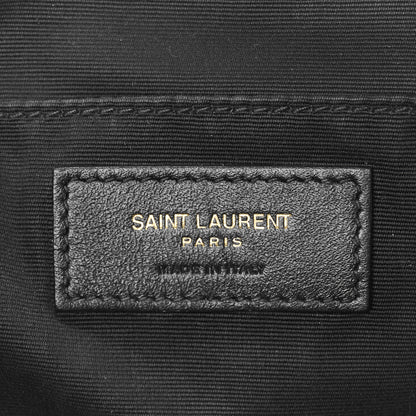 Saint Laurent Calfskin Matelasse Monogram Lou Camera Bag Dark Beige 6 of 10