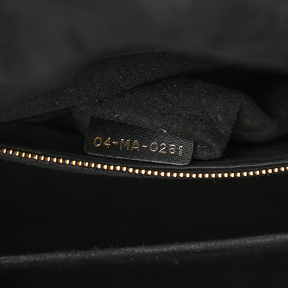 Christian Dior Lambskin Cannage Large Lady Dior Black 6 of 14