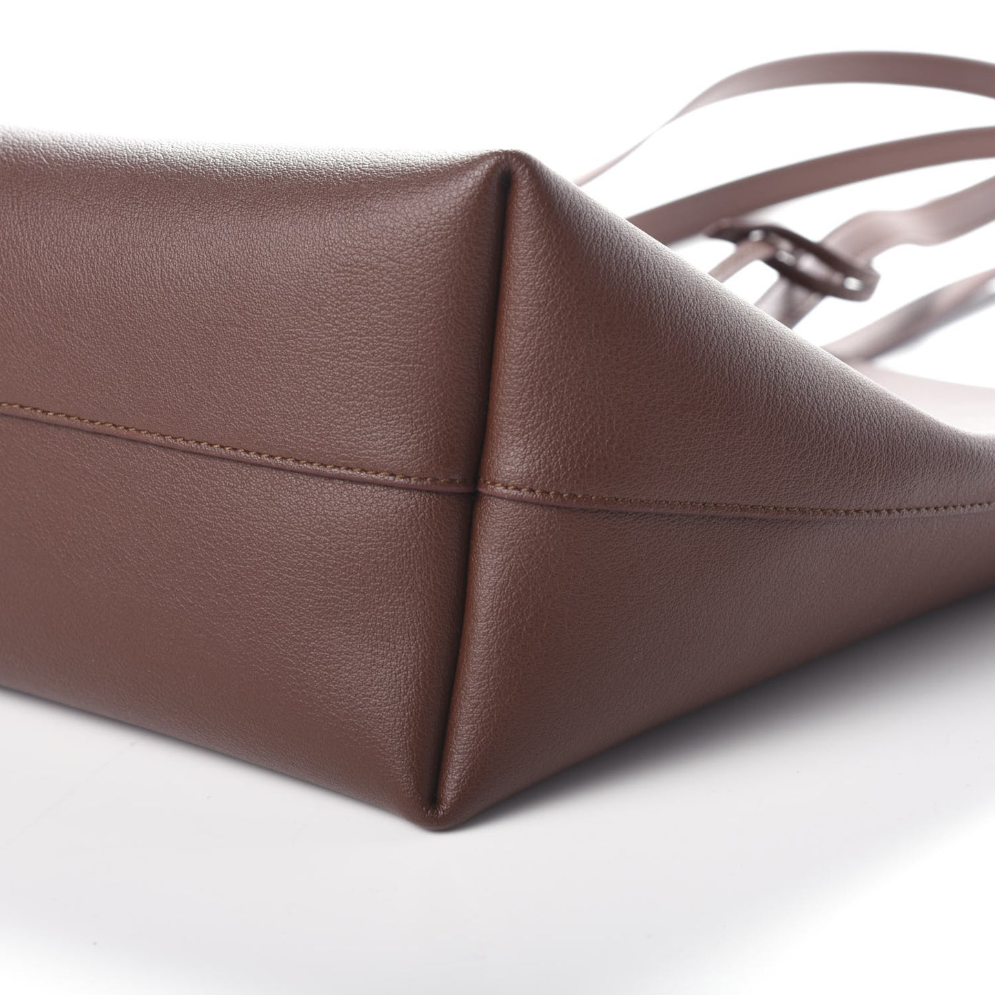 Calfskin Large Shopping Tote Old Brandy
