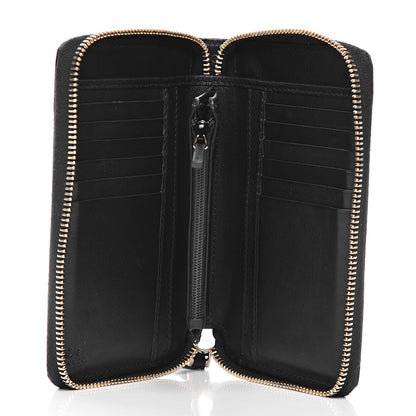 Gucci Soft Microguccissima Zip Around Organizer Wallet Black 5 of 7
