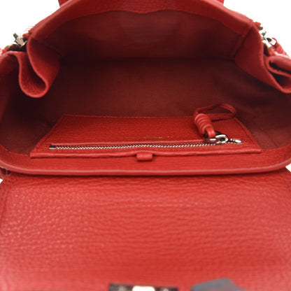 3.1 Phillip Lim 3.1 Textured Calfskin Mini Pashli Satchel Red 6 of 7