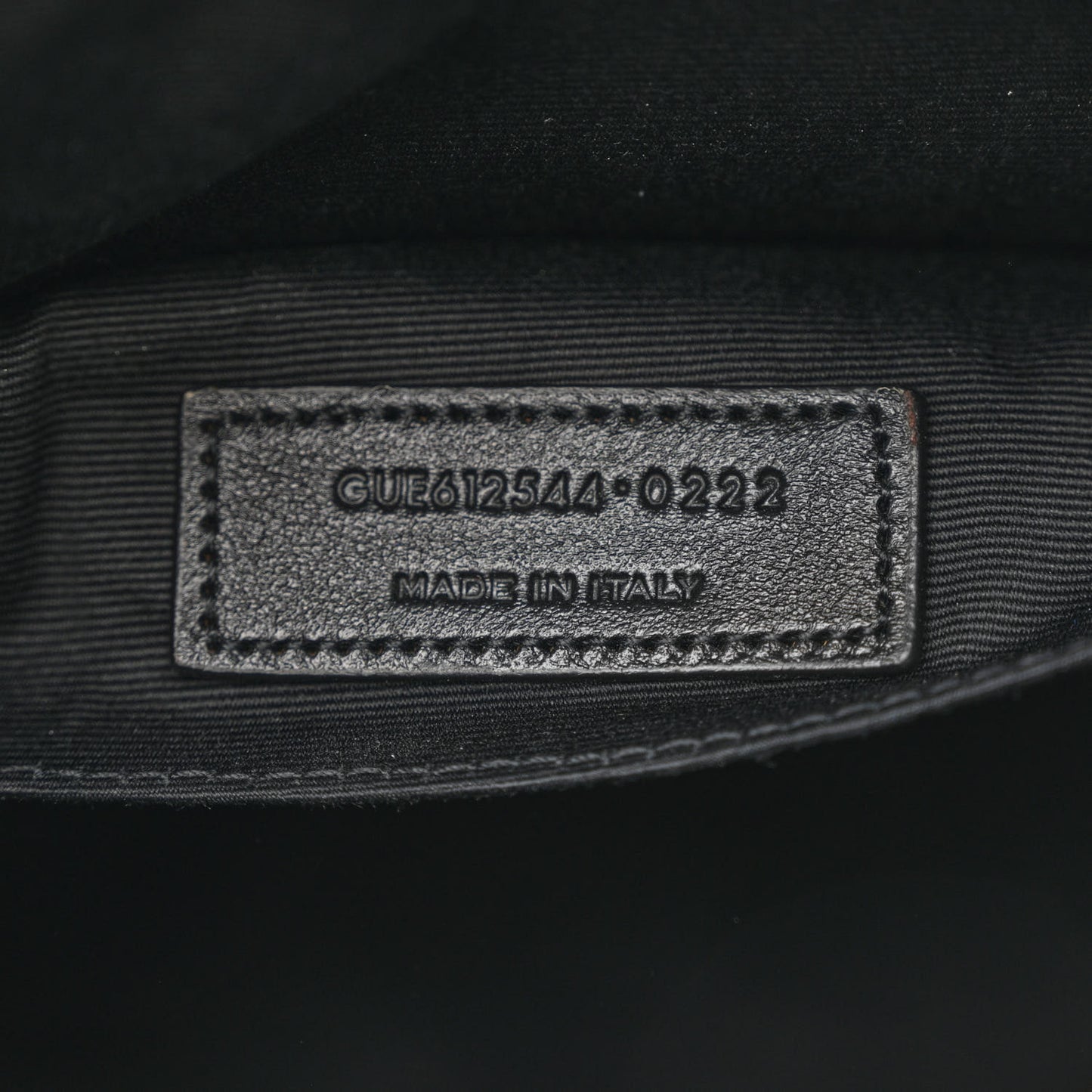 Calfskin Matelasse Monogram Lou Camera Bag Black