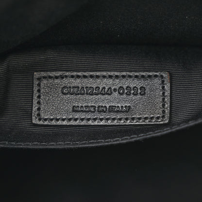 Saint Laurent Calfskin Matelasse Monogram Lou Camera Bag Black 7 of 13