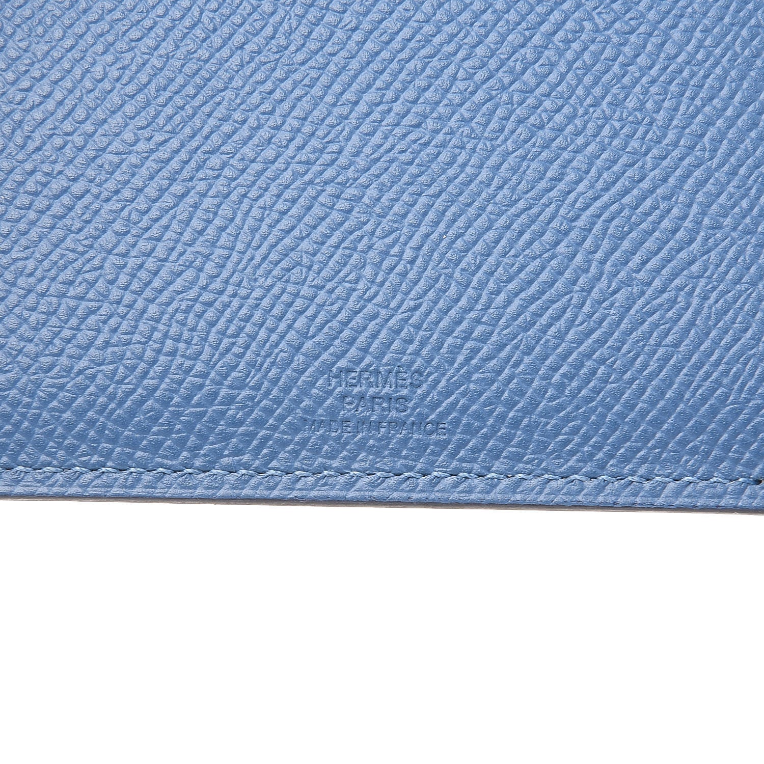 Hermes Epsom Tarmac PM Passport Holder Bleu Paradis 6 of 8