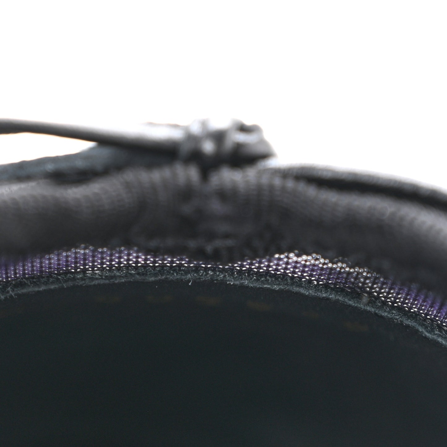 Mesh Grosgrain CC Cap Toe Ballerina Flats 38.5 Black