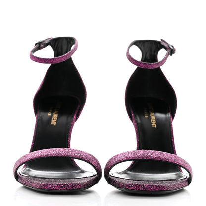 Saint Laurent Evora Amber 85 Astrap Sandals 37 Pink 2 of 9