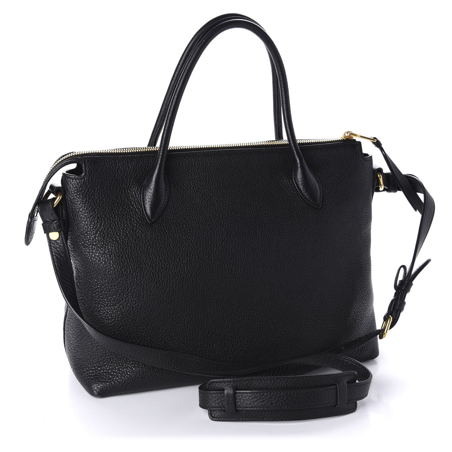 Vitello Daino Tote Black