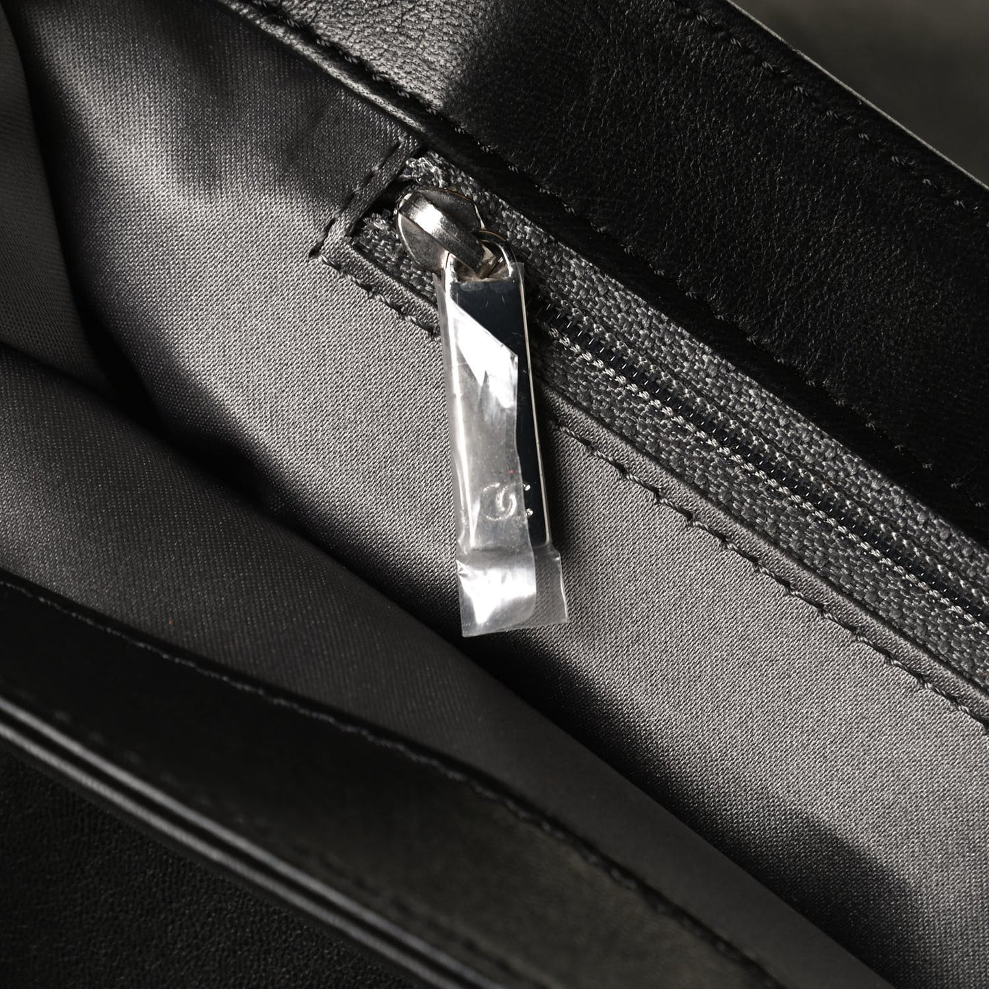 Lambskin Astrakan Single Flap Black