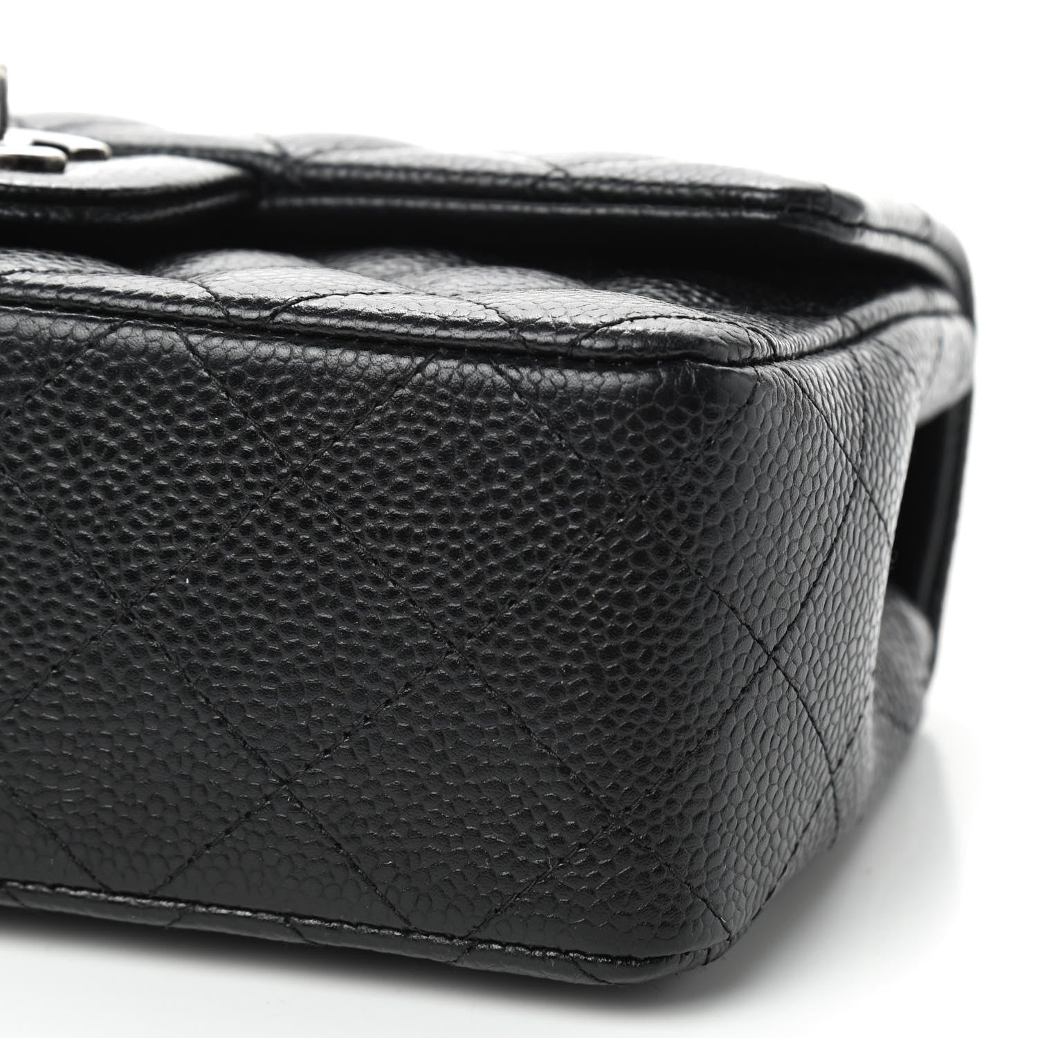 Chanel Caviar Quilted Mini Rectangular Flap Black 7 of 9