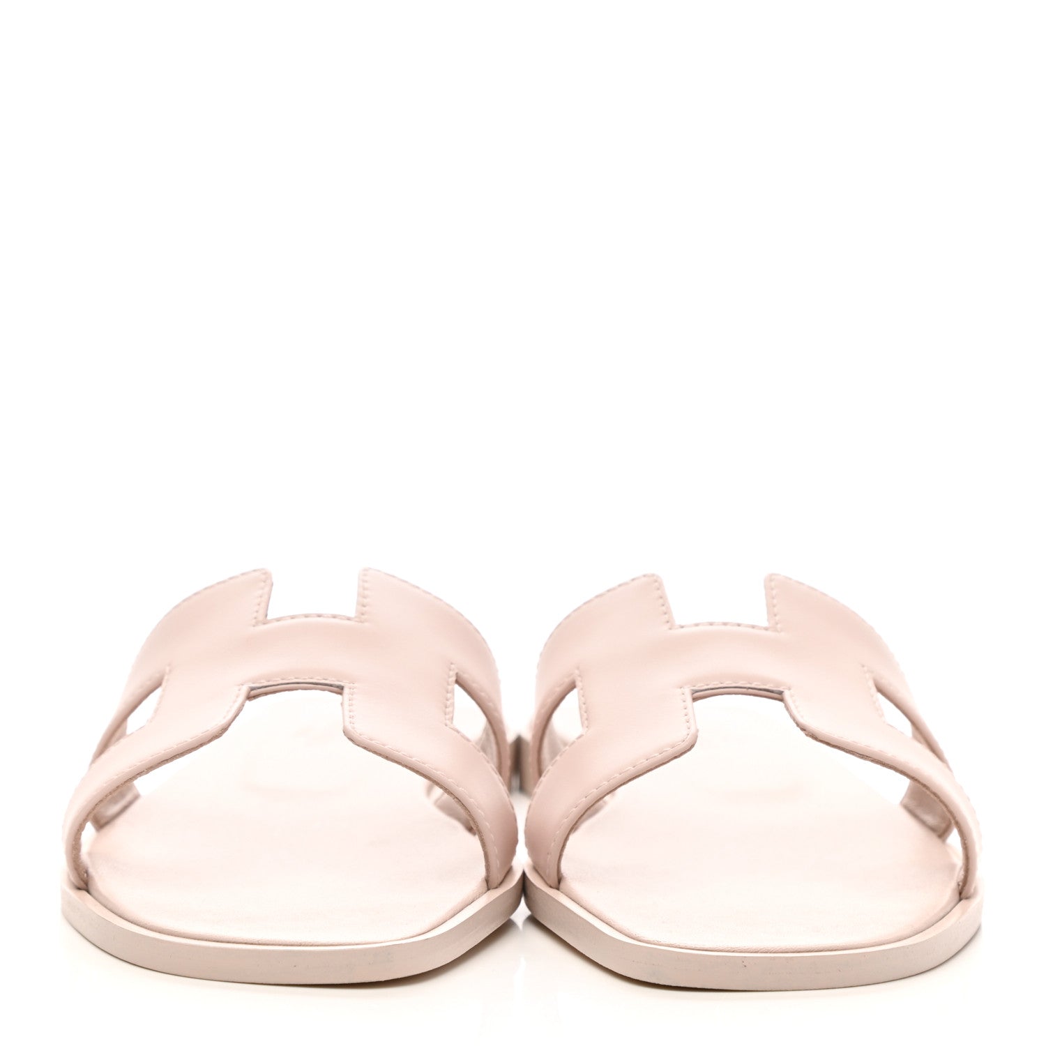 Hermes Calfskin Oran Sandals 36 Rose Petale 2 of 8