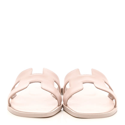 Hermes Calfskin Oran Sandals 36 Rose Petale 2 of 8