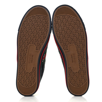 Gucci Econyl Nylon Web Monogram Off The Grid Mens 1977 Tennis Sneakers 10 Black 7 of 9