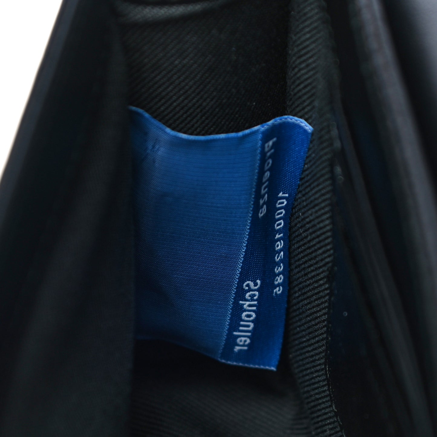 Calfskin PS11 Wallet With Strap Sapphire