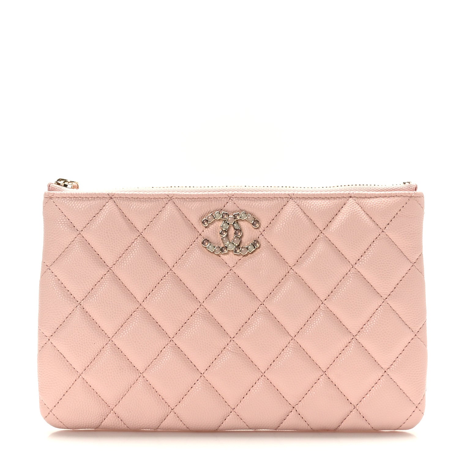 Chanel Caviar Quilted Coco Candy Small Cosmetic Case Pink 1 of 8