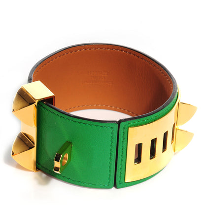 Hermes Swift Collier de Chien CDC Small Bracelet Bamboo Bambou 4 of 7