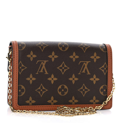 Louis Vuitton Reverse Monogram Dauphine Chain Wallet 3 of 11