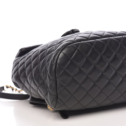 Chanel Lambskin Quilted Large Urban Spirit Backpack Black 11 of 14