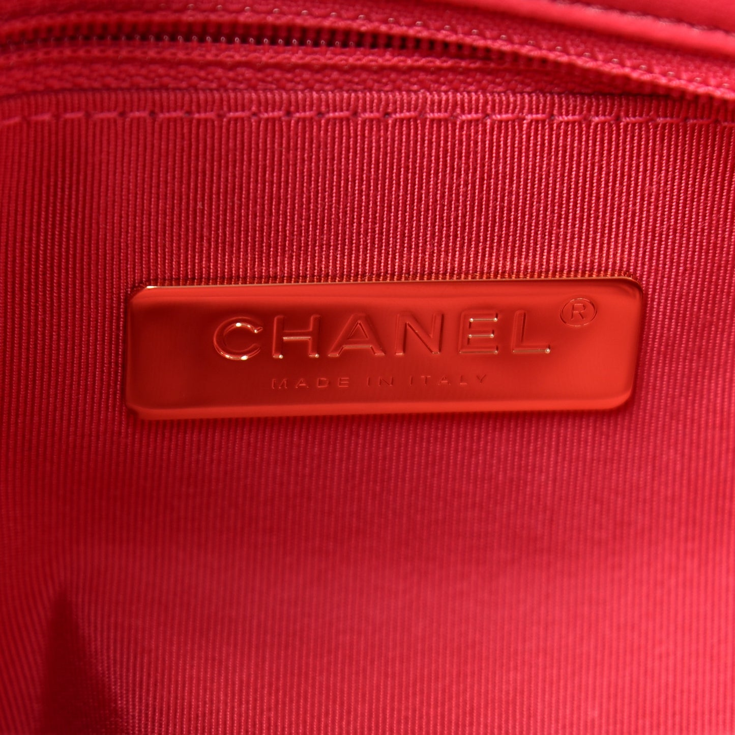 Lambskin Quilted Large Chanel 19 Flap Dark Pink