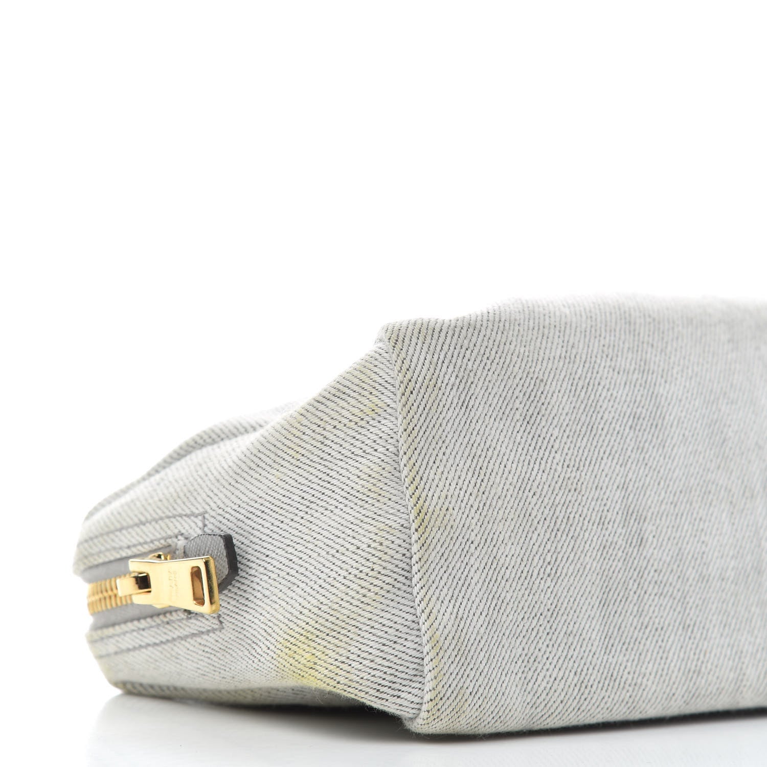 Prada Denim Cosmetic Pouch White 8 of 9