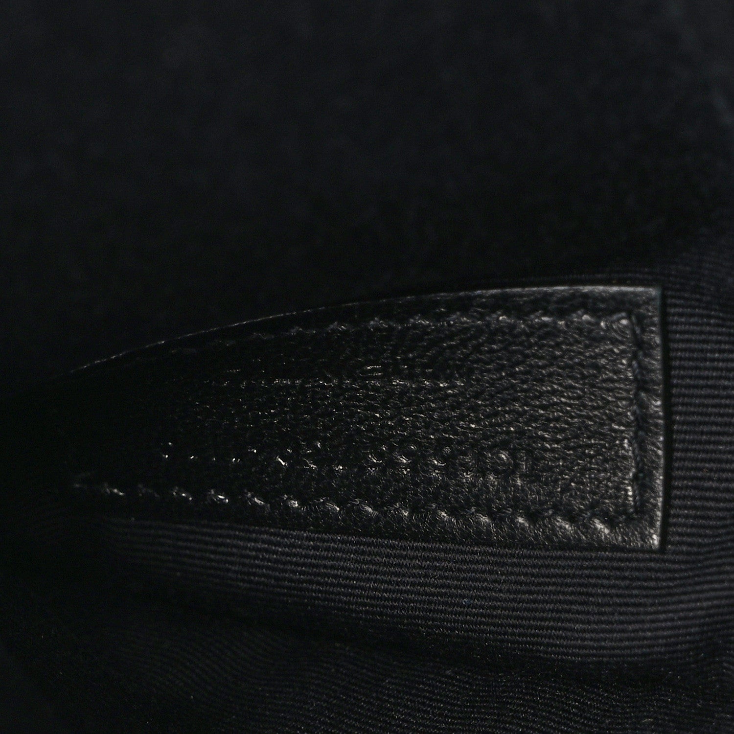 Saint Laurent Grain De Poudre Uptown Pouch Black 7 of 8