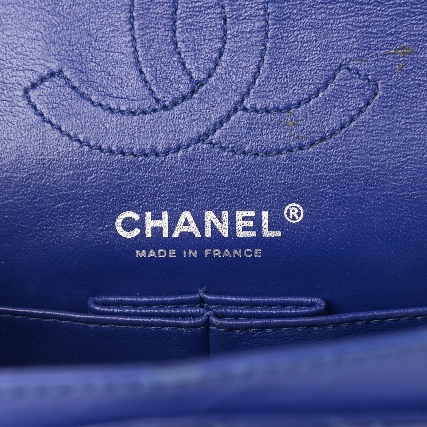 Caviar 2.55 Reissue 224 Flap Dark Blue