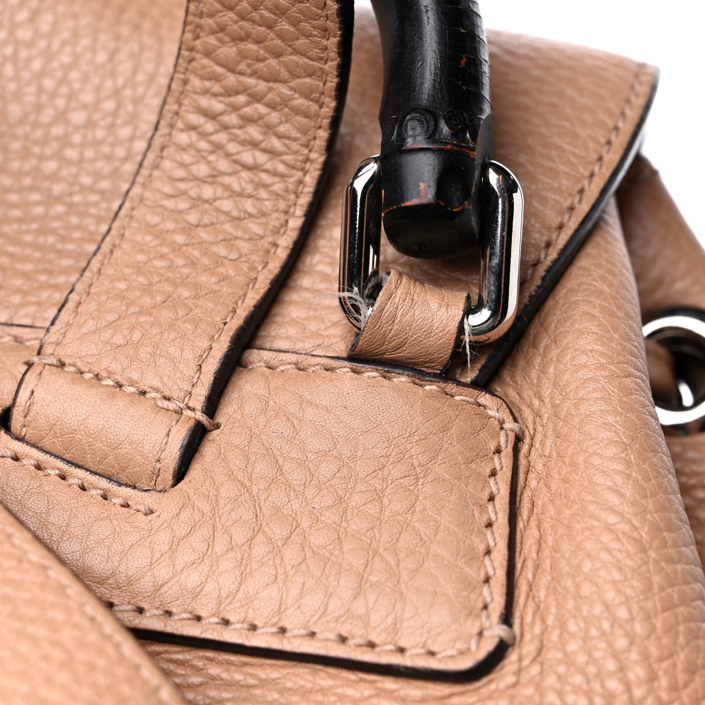 Cellarius Calfskin Medium Bamboo Backpack Camelia