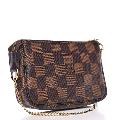 Louis Vuitton Damier Ebene Mini Pochette Accessories 3 of 10