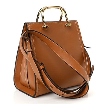 Alexander McQueen Calfskin The Short Story Shoulder Bag Tan 3 of 9