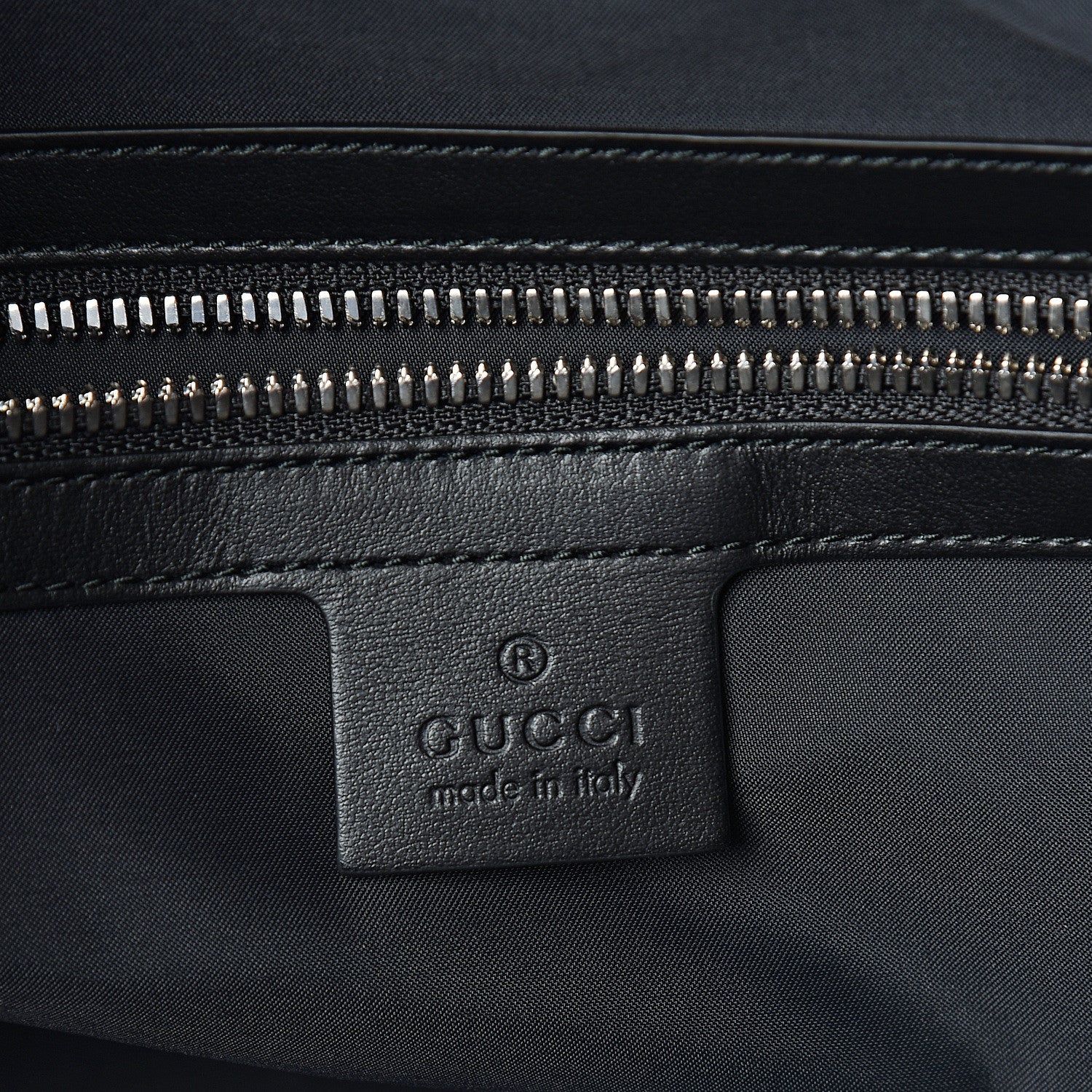 Gucci Calfskin Small GucciGhost Drawstring Backpack Black 5 of 9