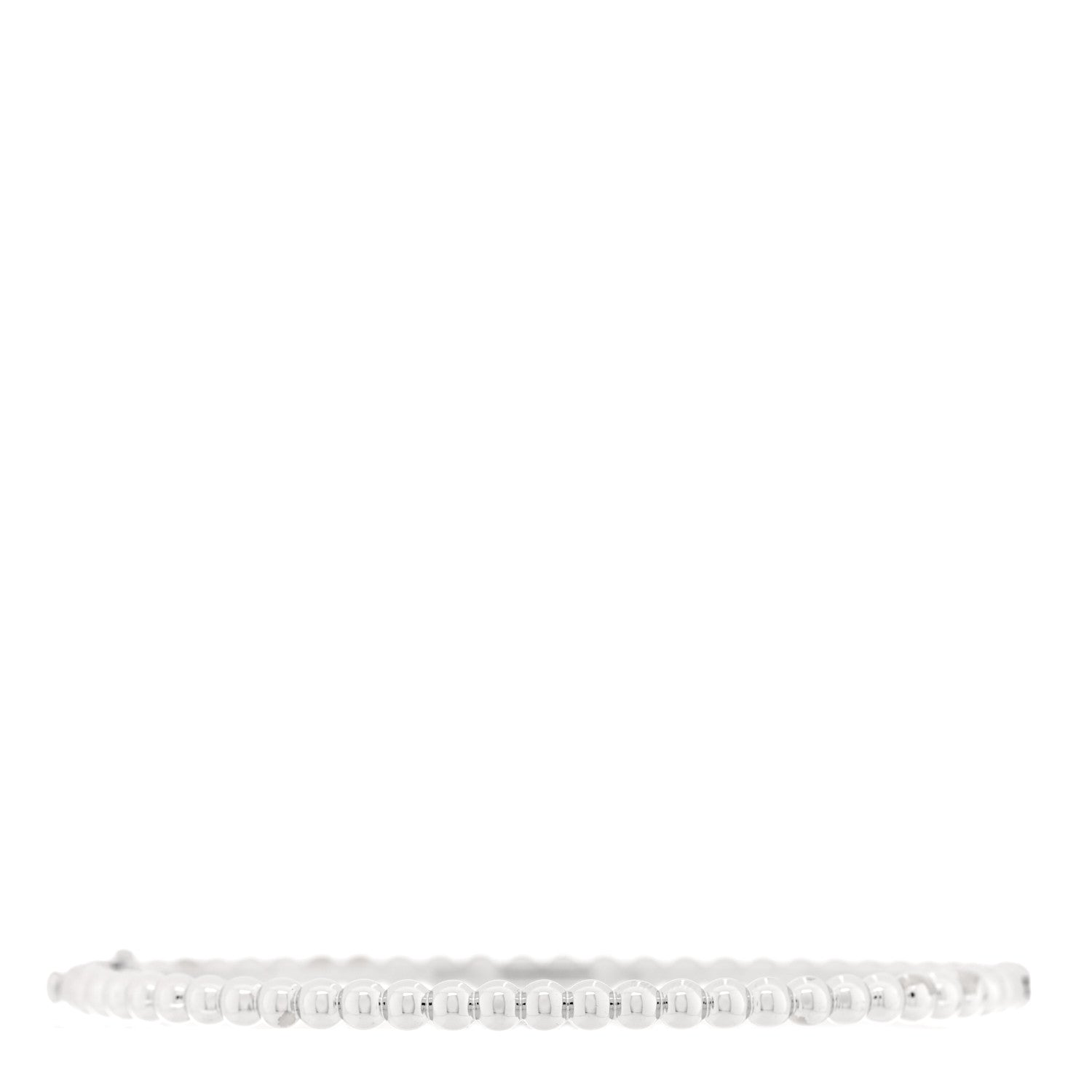Van Cleef & Arpels 18K White Gold Perlee Pearls of Gold Bracelet L 2 of 3