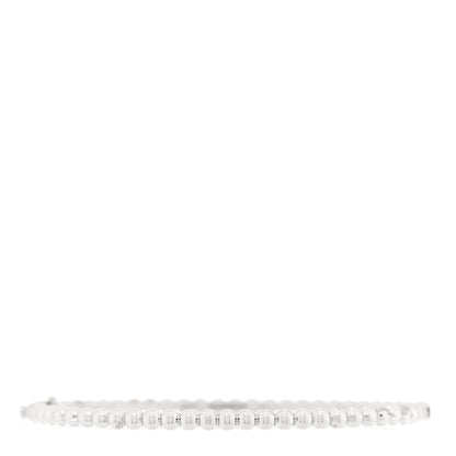 Van Cleef & Arpels 18K White Gold Perlee Pearls of Gold Bracelet L 2 of 3