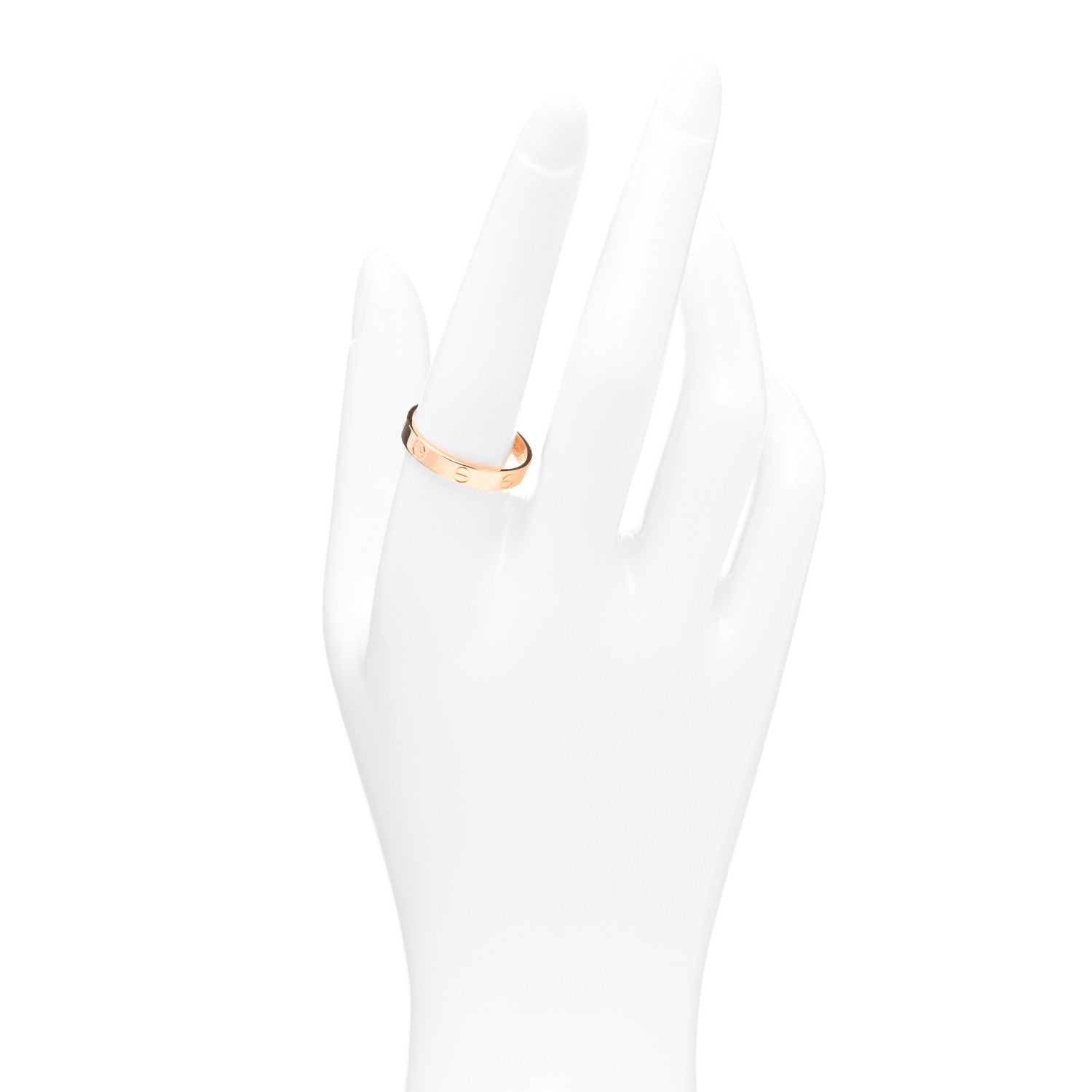 Cartier 18K Pink Gold 3.5mm LOVE Wedding Band Ring 57 8 2 of 4