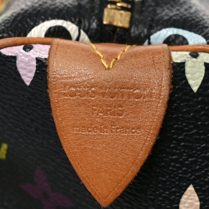Louis Vuitton Monogram Multicolor Speedy 30 Black 6 of 9
