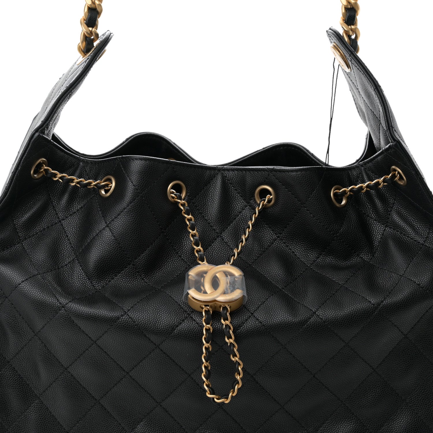 Chanel Caviar Quilted Medium Chanel 25 Handbag Black 8 of 10