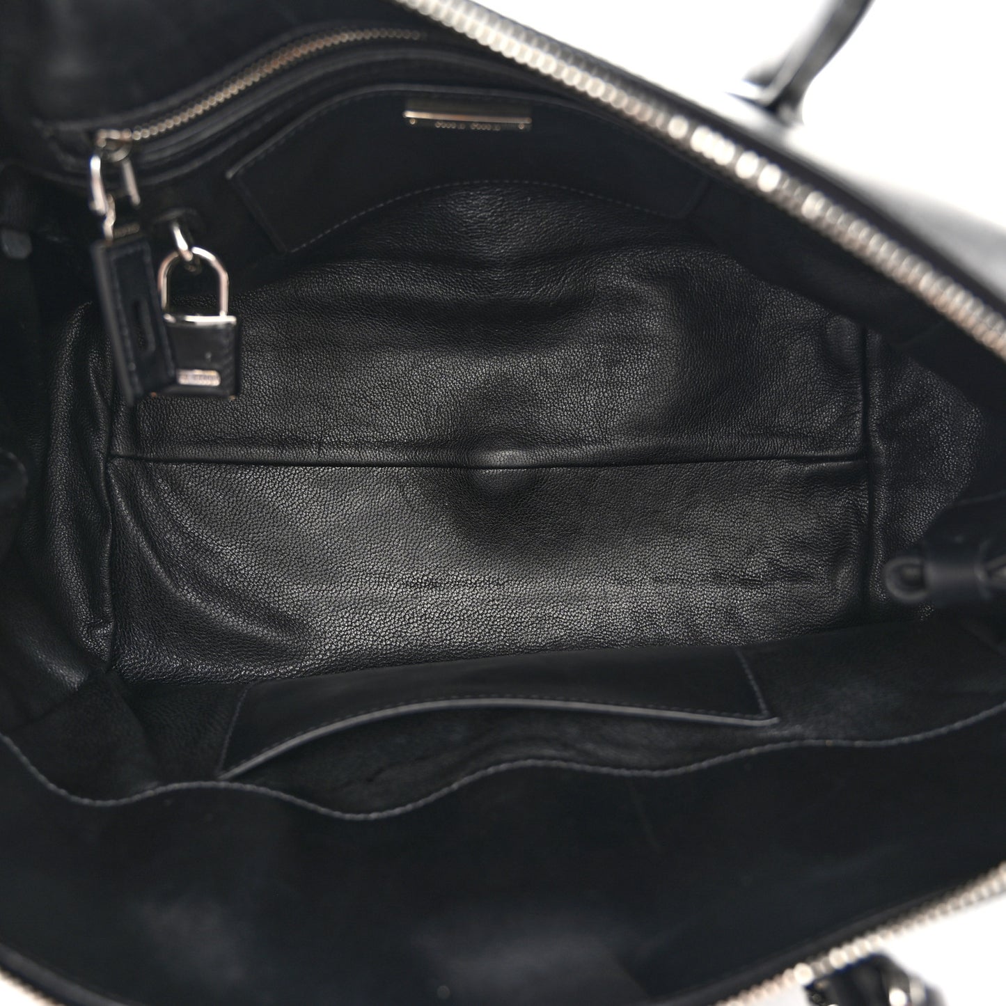 Soft Calfskin Top Handle Satchel Black